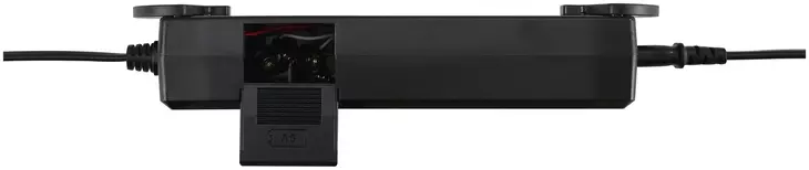 Negan Black and Gray California King Adjustable Bed with USB Charging