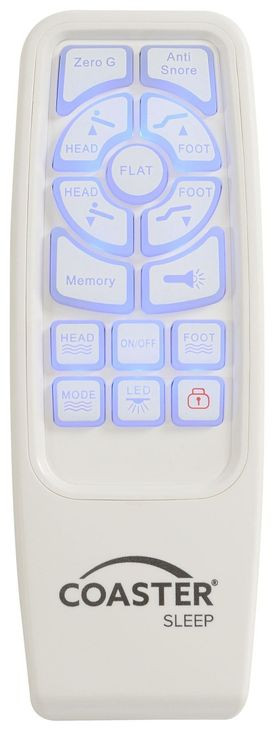 Negan Grey Fabric Twin Xl Adjustable Bed Base