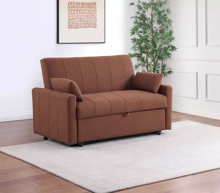 Portland Copper Boucle Sleeper 60" Sofa Bed