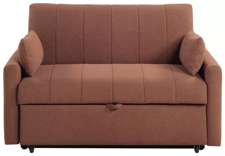 Portland Copper Boucle Sleeper 60" Sofa Bed