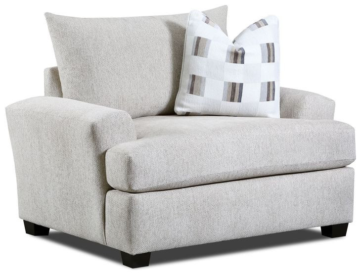 Premier Taupe Off White Performance Fabric Accent Chair