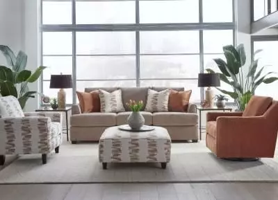 Maclean Taupe 93" Sofa