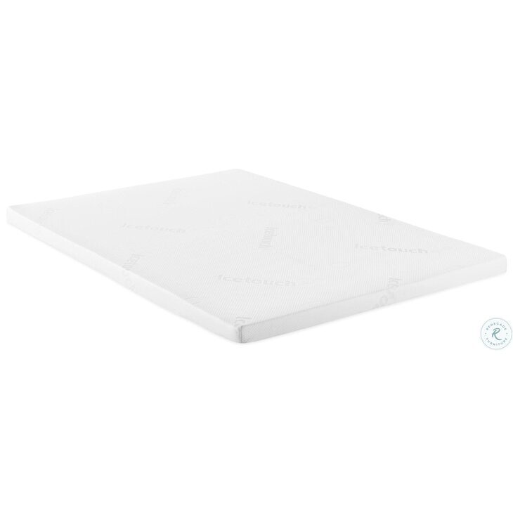 Cascade White Cool Memory Foam 3" Twin Xl Mattress From Coaster