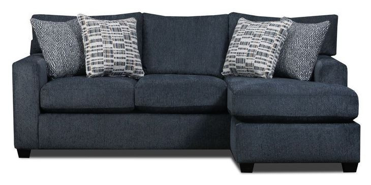 Universal Denim Blue 93" Sofa Chaise