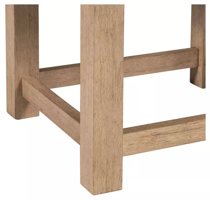 Corso Taupe Mist Upholstered Console Stool