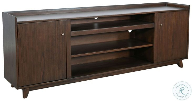 Sagewyn Dark Brown 2 Door 86" Media Cabinet