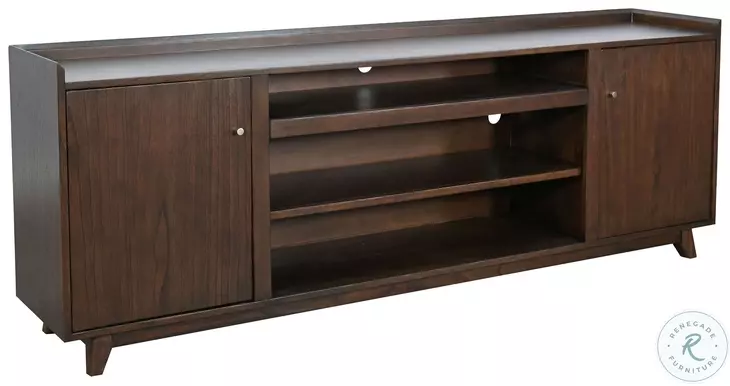 Sagewyn Dark Brown 2 Door 86" Media Cabinet