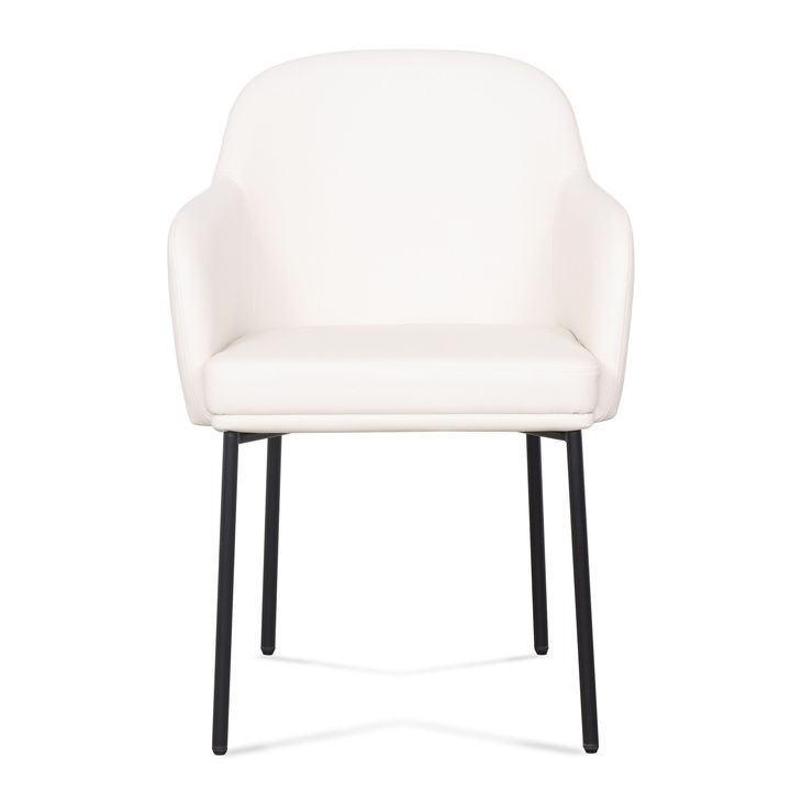 Sydney Cream Upholstered Arm Chair Set of 2