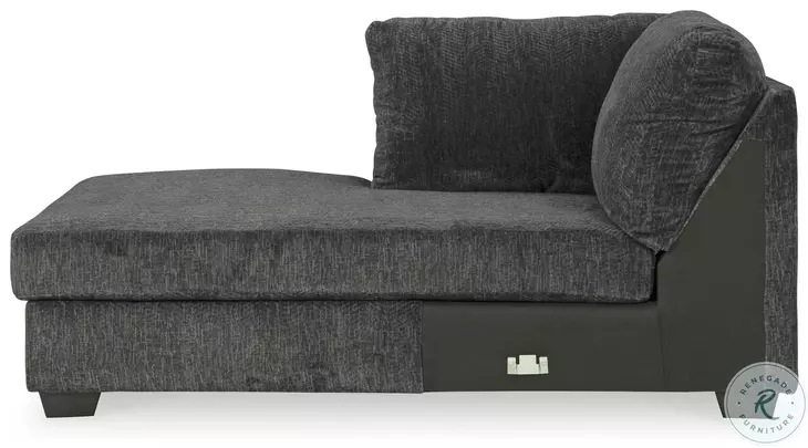 Biddeford Shadow 2 Piece LAF Chaise Sleeper Sectional