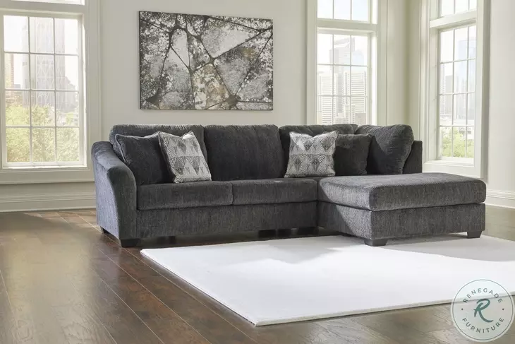 Biddeford Shadow 2 Piece RAF Chaise Sectional