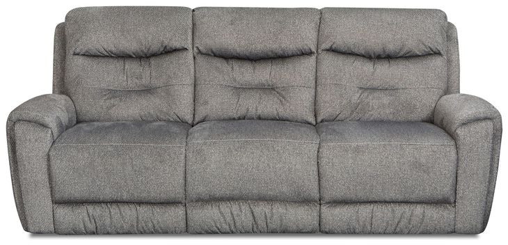 Point Break Charcoal 90" Triple Power Reclining Sofa with USB Charging