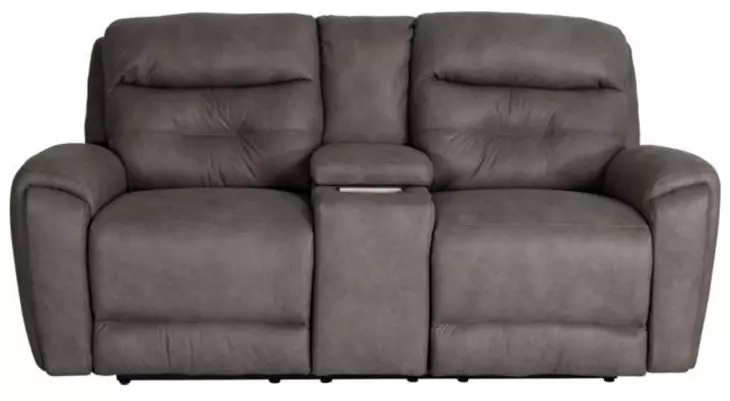 Point Break Brown 90" Triple Power Reclining Sofa with Drop Down Tray Table and USB Charging
