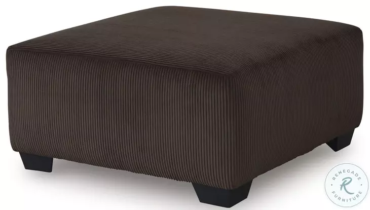 Landsings Chocolate Oversized Accent Ottoman
