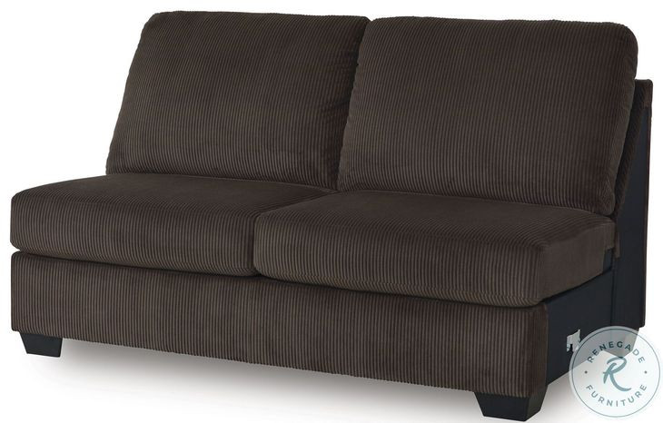 Firescrest Chocolate 3 Piece Modular Sectional with RAF Chaise