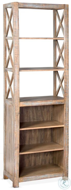 Hearthwood Haven Brown 2 Door 114" Entertainment Wall