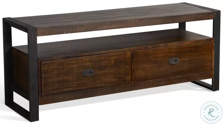 Ember Grace Dark Brown 64" TV Console