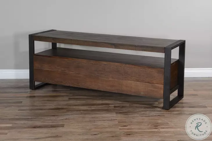 Ember Grace Dark Brown 64" TV Console