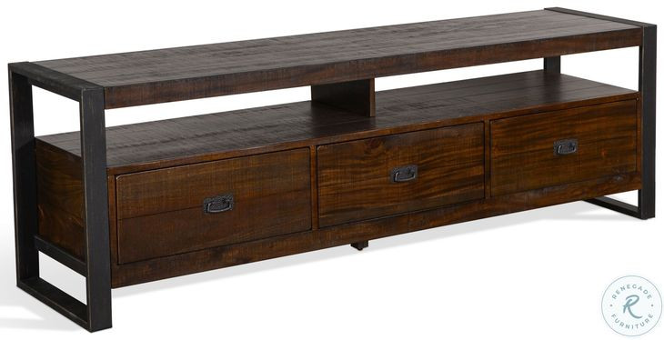 Ember Grace Dark Brown 78" TV Console