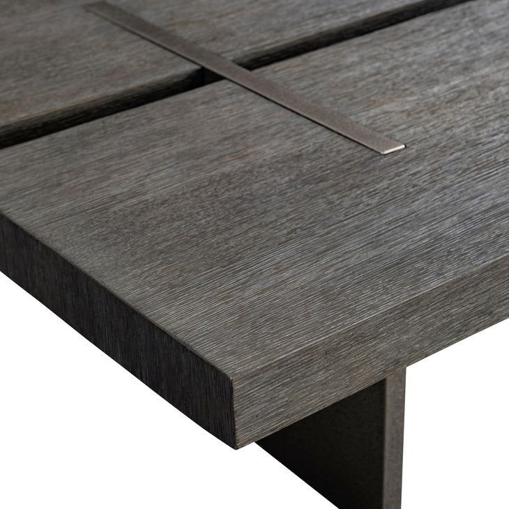 Polus Zeno and Graphite Rectangular Cocktail Table