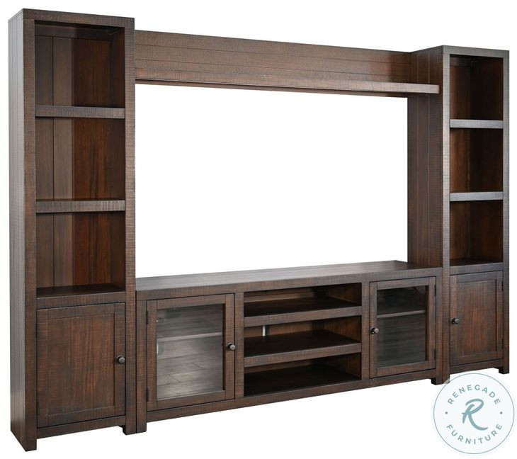 Havenstead Dark Brown 112" Entertainment Wall