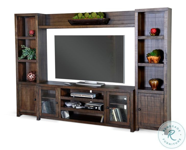 Havenstead Dark Brown 112" Entertainment Wall
