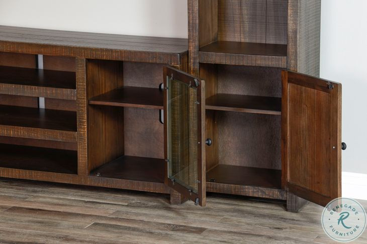 Havenstead Dark Brown 112" Entertainment Wall