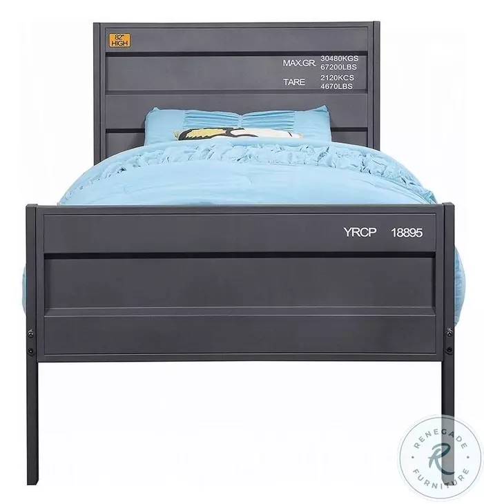 Cargo Gunmetal Full Panel Bed