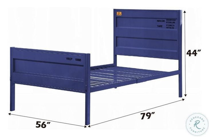 Cargo Blue Full Panel Bed
