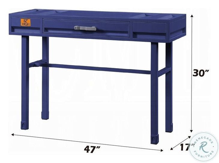 Cargo Blue 47" Vanity Desk