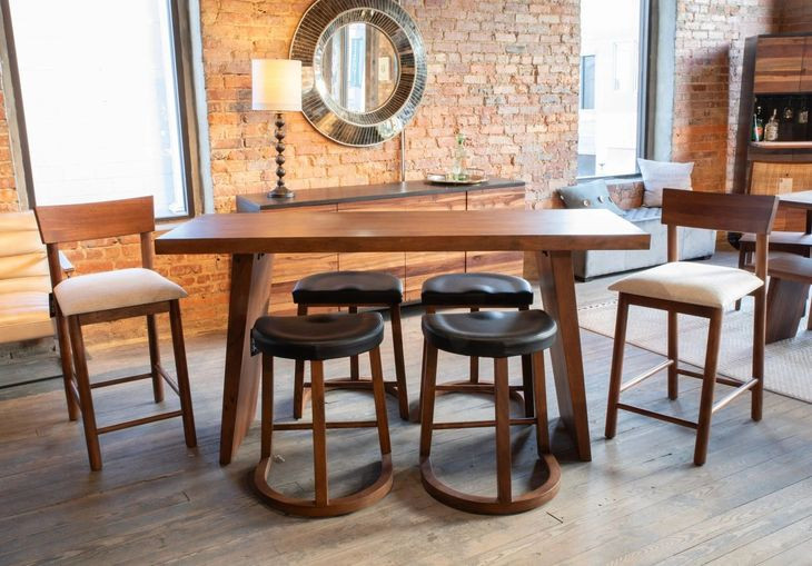 Hampton Walnut 68" Rectangular Gathering Table