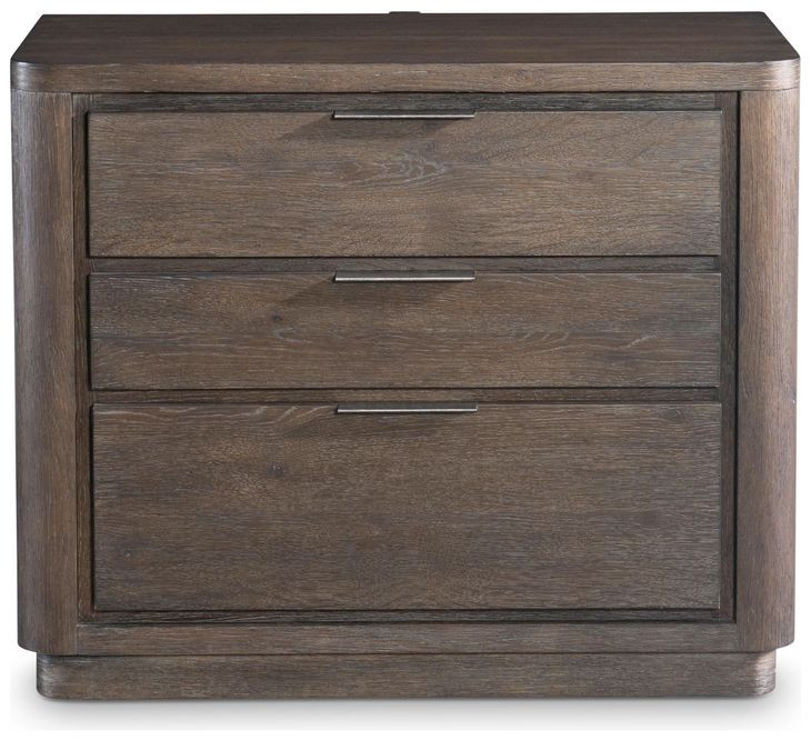 Outline Cassel 3 Drawer Nightstand with USB Charging