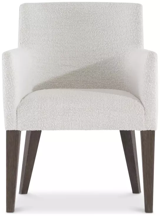 Outline Cream Performance Fabric Arm Chair