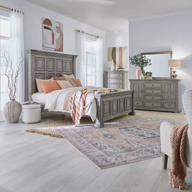 Grand Canyon Graystone California King Panel Bed