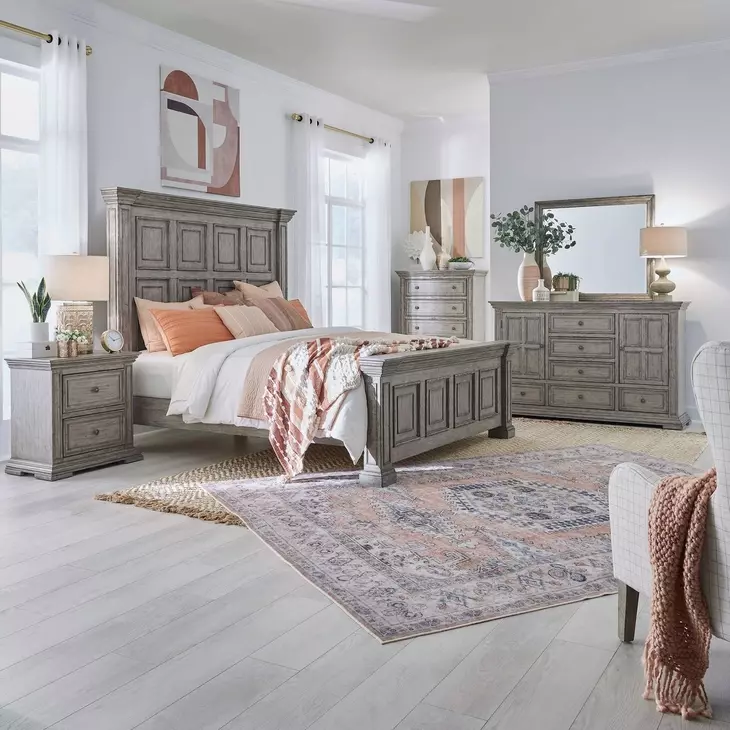 Grand Canyon Graystone California King Panel Bed