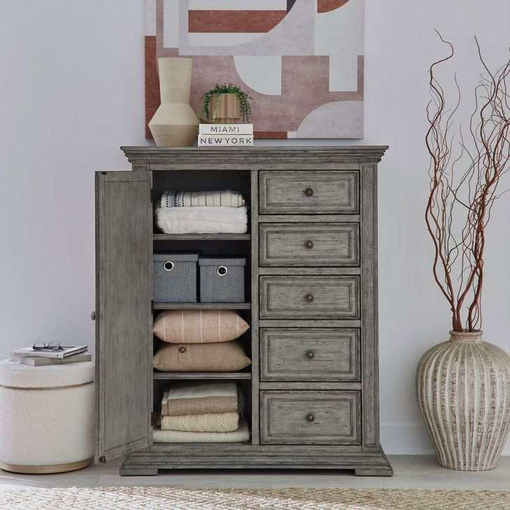 Grand Canyon Graystone 5 Drawer Chest with Door