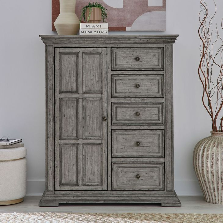 Grand Canyon Graystone 5 Drawer Chest with Door