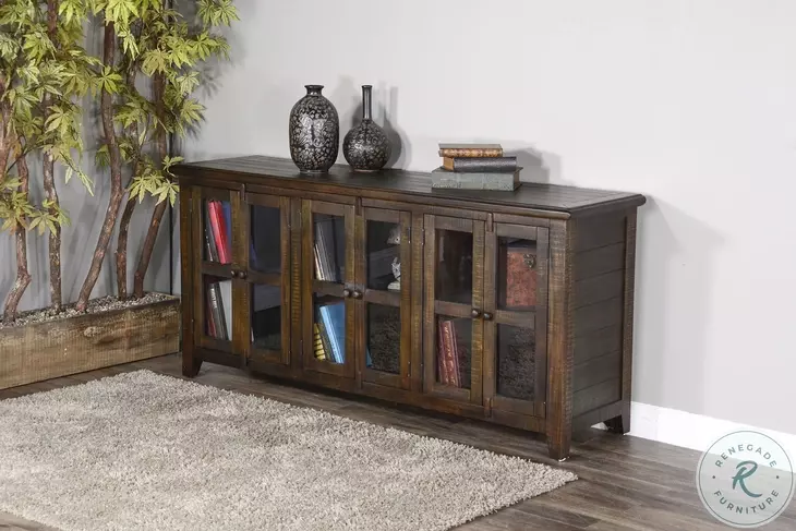 Havenstead Dark Brown 70" TV Console