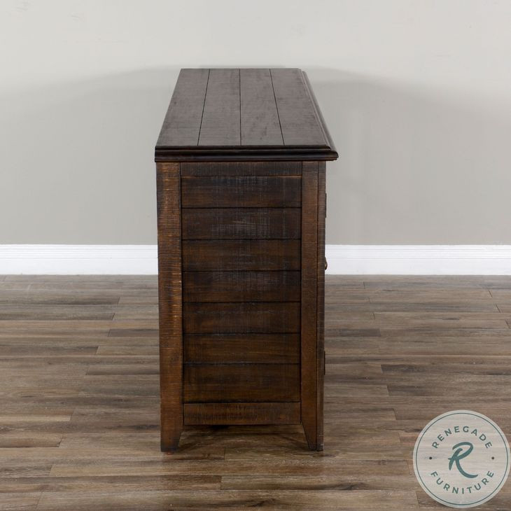 Havenstead Dark Brown 70" TV Console