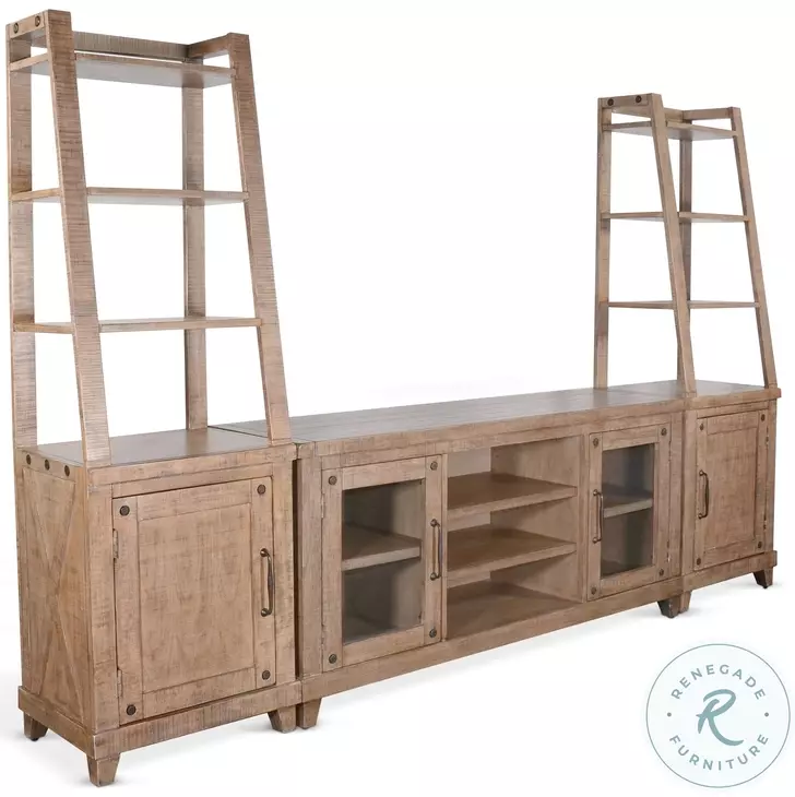 Legacy Loft Natural 64" Media Console
