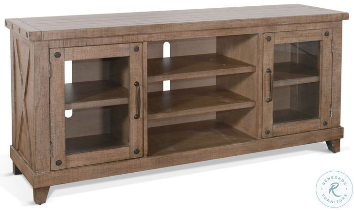 Legacy Loft Natural 64" Media Console