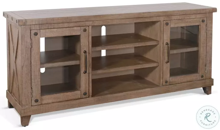 Legacy Loft Natural 64" Media Console