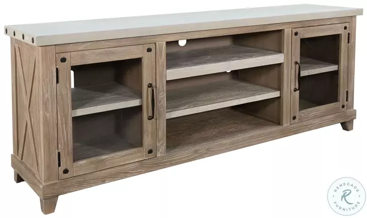 Legacy Loft Light Gray 74" Media Console