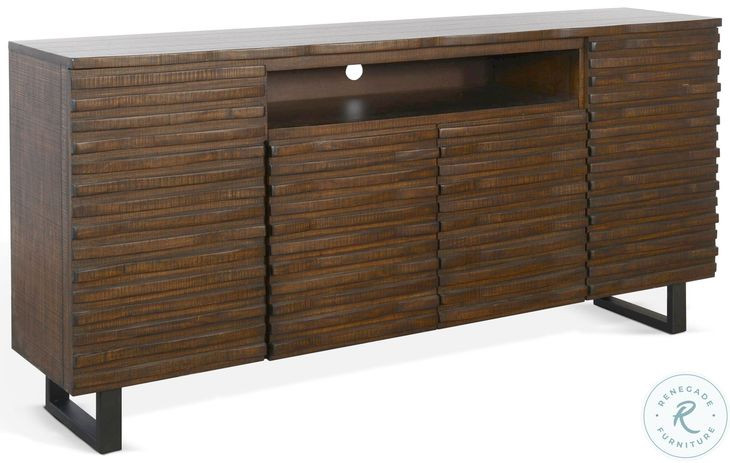 Havenstead Dark Brown 72" Media Console