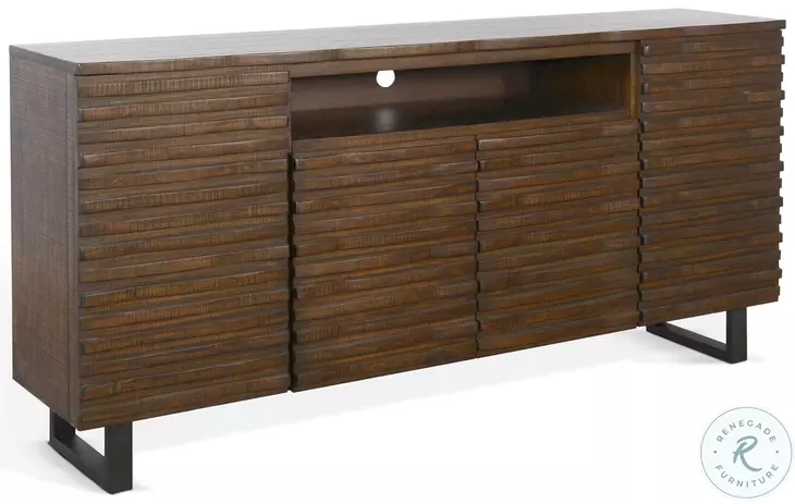 Havenstead Dark Brown 72" Media Console
