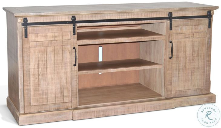 Cozy Cottage Natural 78" TV Console