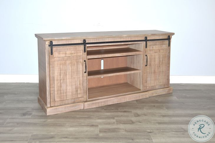 Cozy Cottage Natural 78" TV Console