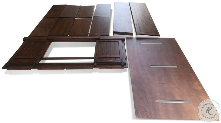 Barnstead Ember Medium Brown 78" Media Console with Electric Fireplace