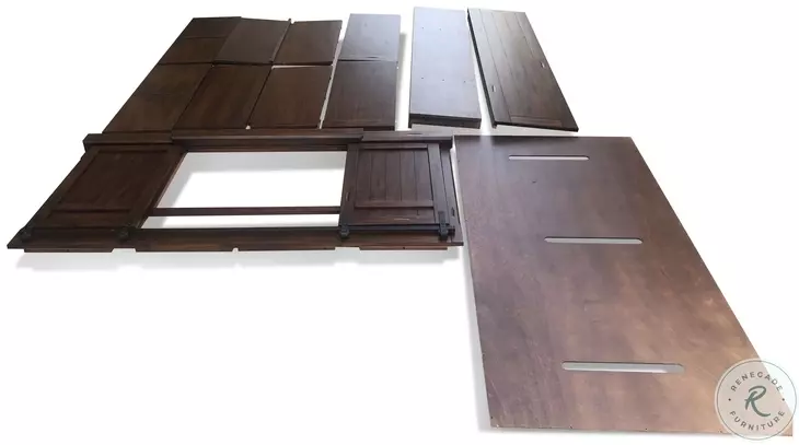 Barnstead Ember Medium Brown 78" Media Console with Electric Fireplace