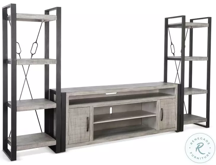 Elmcrest Gray 126" Entertainment Wall