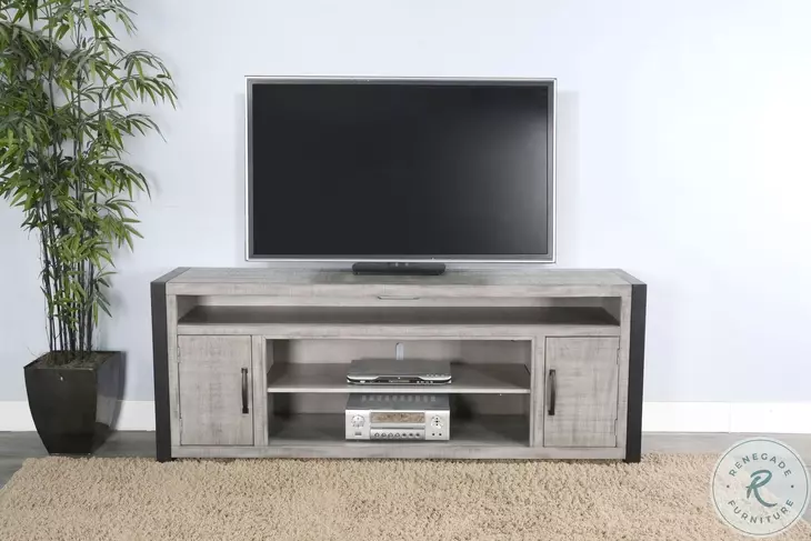 Elmcrest Gray 78" Media Console